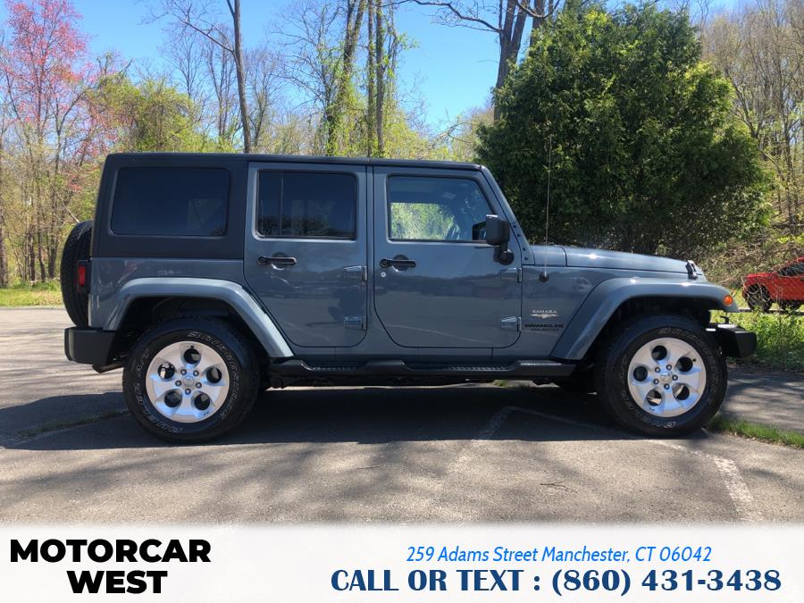2015 Jeep Wrangler Unlimited 4WD 4dr Sahara, available for sale in Manchester, Connecticut | Motorcar West. Manchester, Connecticut 2015 Jeep Wrangler Unlimited 4WD 4dr Sahara, available for sale in Manchester, Connecticut | Motorcar West. Manchester, Connecticut