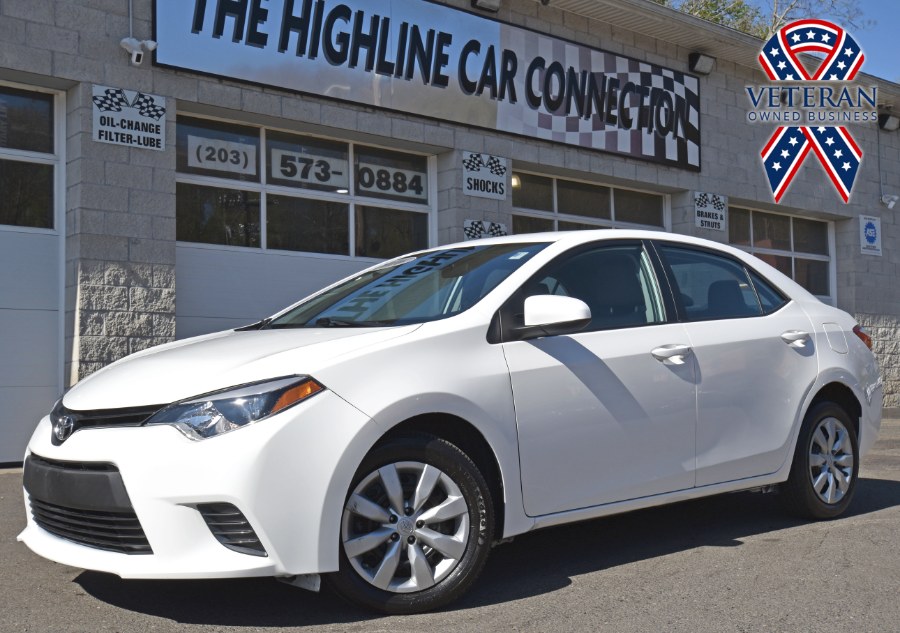 2016 Toyota Corolla 4dr Sdn CVT LE, available for sale in Waterbury, Connecticut | Highline Car Connection. Waterbury, Connecticut