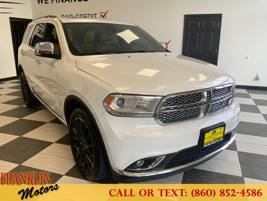 2014 Dodge Durango AWD 4dr Citadel, available for sale in Hartford, Connecticut | Franklin Motors Auto Sales LLC. Hartford, Connecticut