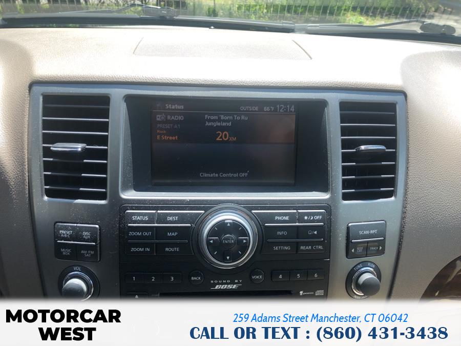 2012 Nissan Armada 4WD 4dr Platinum, available for sale in Manchester, Connecticut | Motorcar West. Manchester, Connecticut 2012 Nissan Armada 4WD 4dr Platinum, available for sale in Manchester, Connecticut | Motorcar West. Manchester, Connecticut