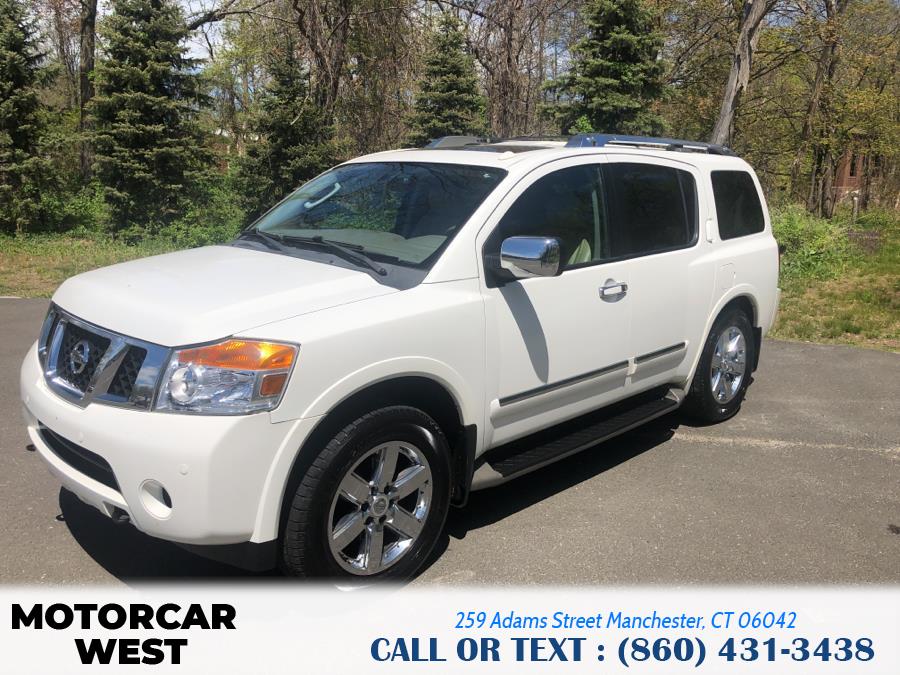 2012 Nissan Armada 4WD 4dr Platinum, available for sale in Manchester, Connecticut | Motorcar West. Manchester, Connecticut 2012 Nissan Armada 4WD 4dr Platinum, available for sale in Manchester, Connecticut | Motorcar West. Manchester, Connecticut
