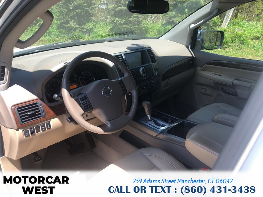2012 Nissan Armada 4WD 4dr Platinum, available for sale in Manchester, Connecticut | Motorcar West. Manchester, Connecticut 2012 Nissan Armada 4WD 4dr Platinum, available for sale in Manchester, Connecticut | Motorcar West. Manchester, Connecticut