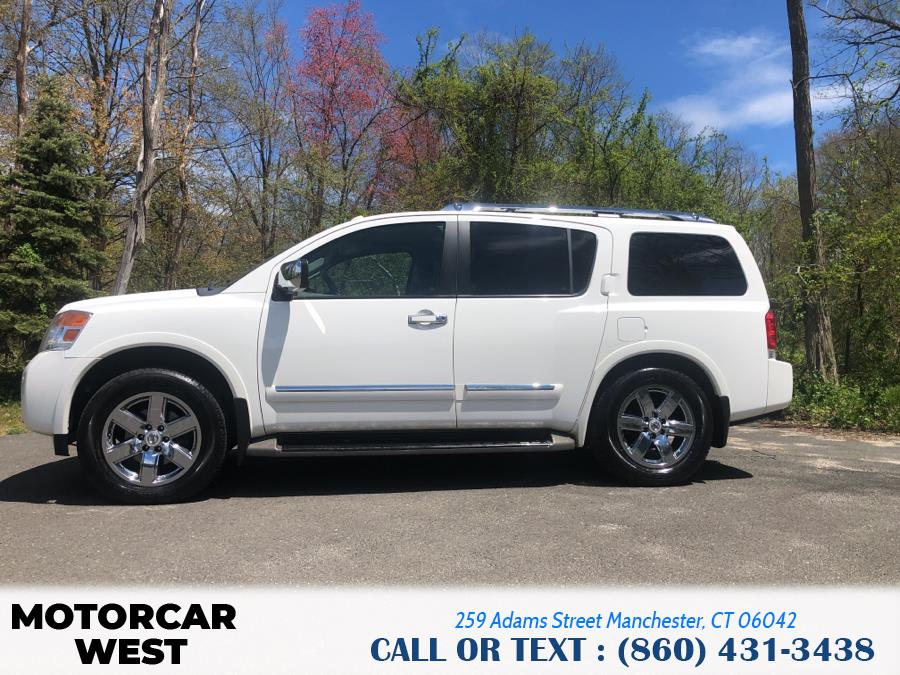 2012 Nissan Armada 4WD 4dr Platinum, available for sale in Manchester, Connecticut | Motorcar West. Manchester, Connecticut 2012 Nissan Armada 4WD 4dr Platinum, available for sale in Manchester, Connecticut | Motorcar West. Manchester, Connecticut