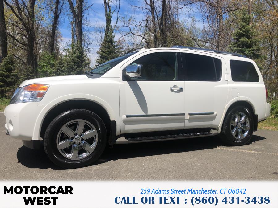 2012 Nissan Armada 4WD 4dr Platinum, available for sale in Manchester, Connecticut | Motorcar West. Manchester, Connecticut