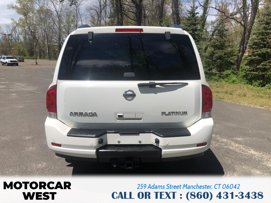 2012 Nissan Armada 4WD 4dr Platinum, available for sale in Manchester, Connecticut | Motorcar West. Manchester, Connecticut 2012 Nissan Armada 4WD 4dr Platinum, available for sale in Manchester, Connecticut | Motorcar West. Manchester, Connecticut
