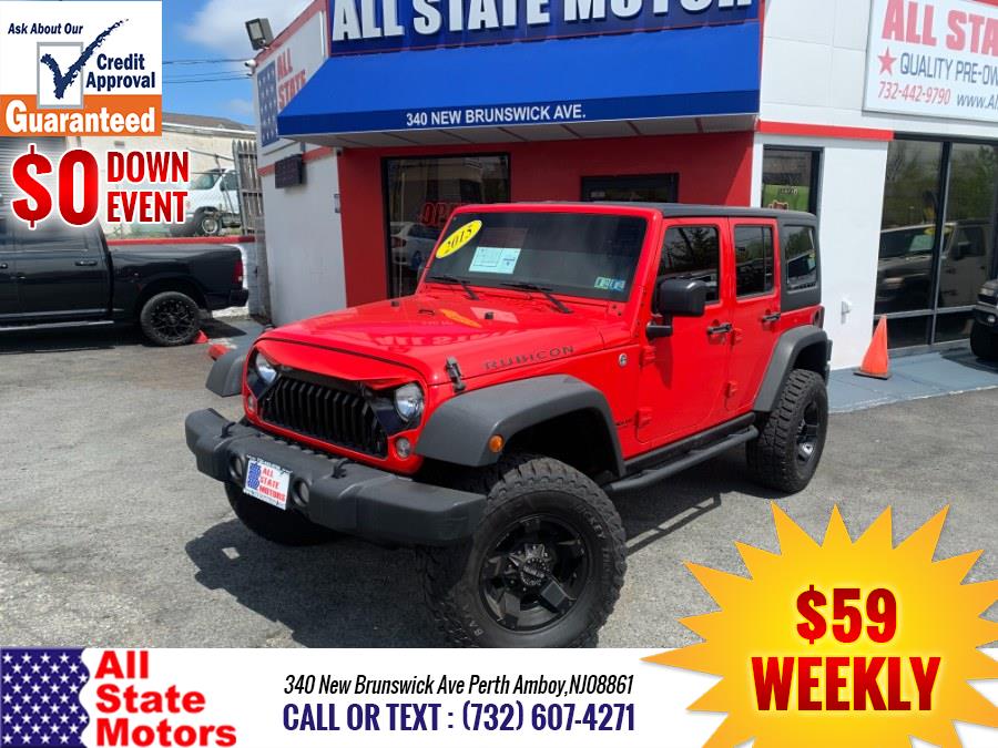 2015 Jeep Wrangler Unlimited 4WD 4dr Rubicon, available for sale in Perth Amboy, New Jersey | All State Motor Inc. Perth Amboy, New Jersey 2015 Jeep Wrangler Unlimited 4WD 4dr Rubicon, available for sale in Perth Amboy, New Jersey | All State Motor Inc. Perth Amboy, New Jersey