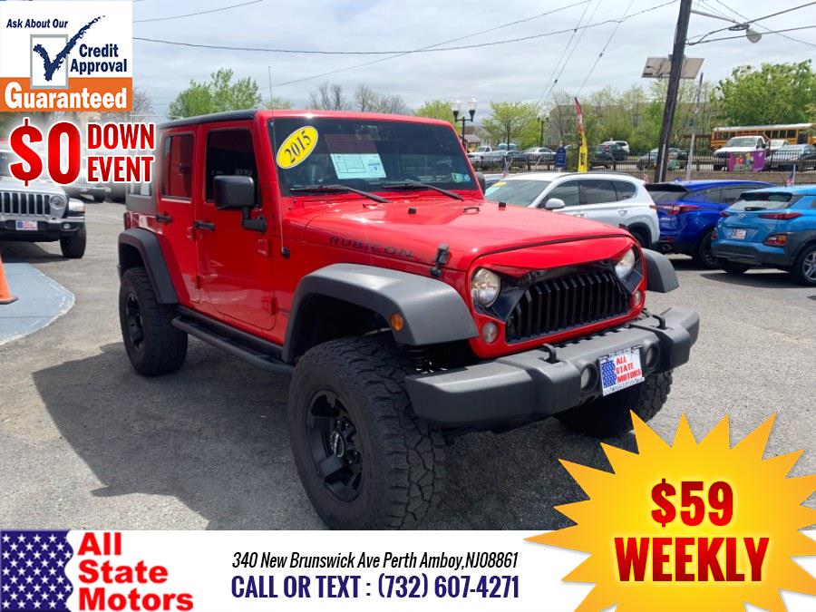 2015 Jeep Wrangler Unlimited 4WD 4dr Rubicon, available for sale in Perth Amboy, New Jersey | All State Motor Inc. Perth Amboy, New Jersey 2015 Jeep Wrangler Unlimited 4WD 4dr Rubicon, available for sale in Perth Amboy, New Jersey | All State Motor Inc. Perth Amboy, New Jersey