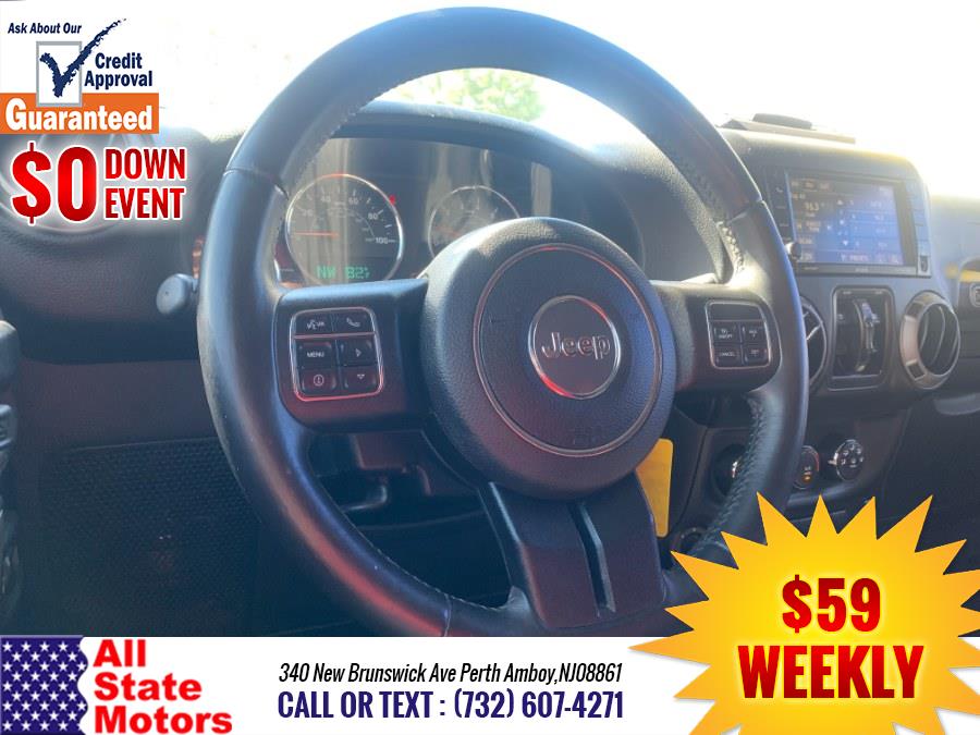 2015 Jeep Wrangler Unlimited 4WD 4dr Sport, available for sale in Perth Amboy, New Jersey | All State Motor Inc. Perth Amboy, New Jersey 2015 Jeep Wrangler Unlimited 4WD 4dr Sport, available for sale in Perth Amboy, New Jersey | All State Motor Inc. Perth Amboy, New Jersey