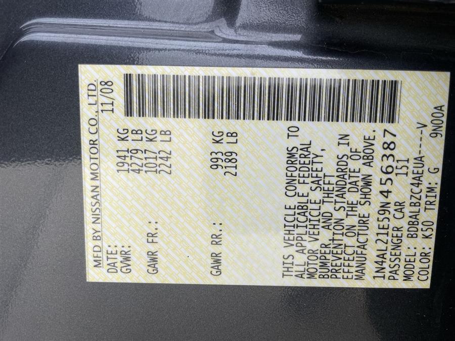 2009 Nissan Altima 4dr Sdn I4 CVT 2.5 S, available for sale in Elida, Ohio | Josh's All Under Ten LLC. Elida, Ohio 2009 Nissan Altima 4dr Sdn I4 CVT 2.5 S, available for sale in Elida, Ohio | Josh's All Under Ten LLC. Elida, Ohio