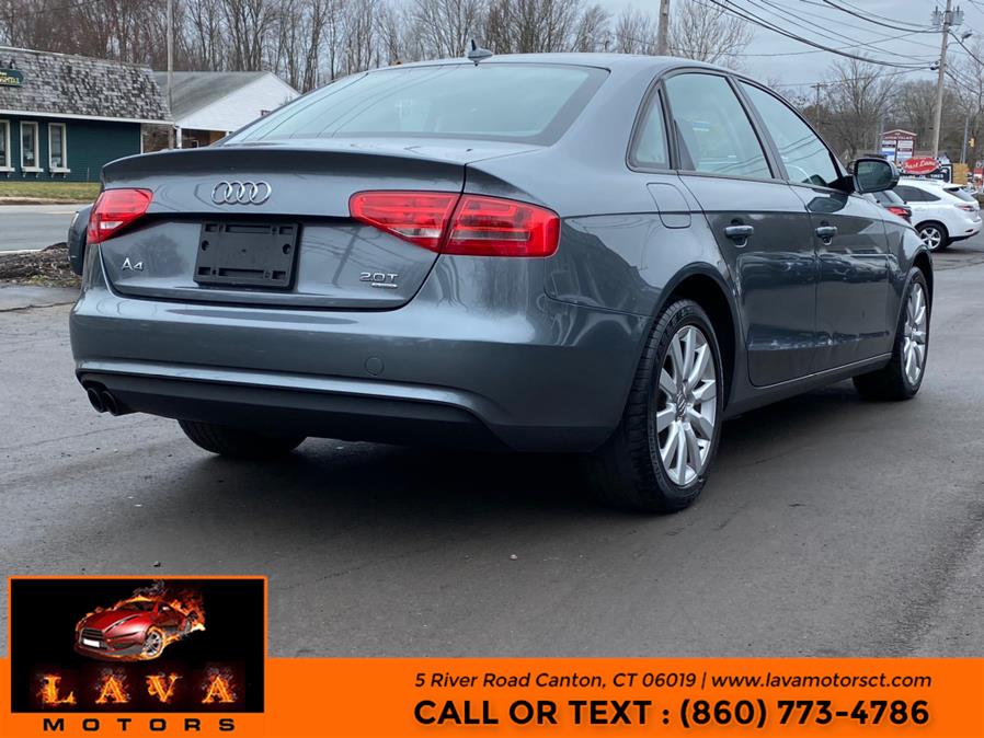 2014 Audi A4 4dr Sdn Auto quattro 2.0T Premium, available for sale in Canton, Connecticut | Lava Motors. Canton, Connecticut 2014 Audi A4 4dr Sdn Auto quattro 2.0T Premium, available for sale in Canton, Connecticut | Lava Motors. Canton, Connecticut