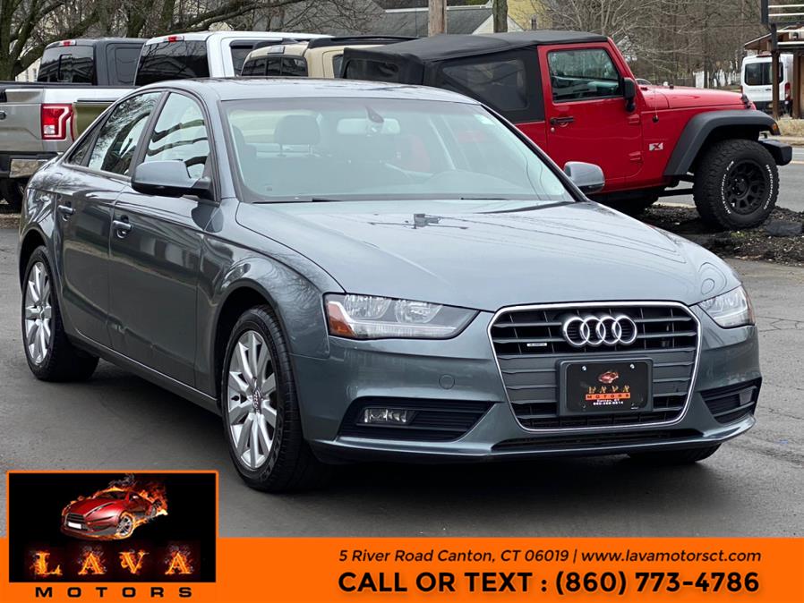 2014 Audi A4 4dr Sdn Auto quattro 2.0T Premium, available for sale in Canton, Connecticut | Lava Motors. Canton, Connecticut 2014 Audi A4 4dr Sdn Auto quattro 2.0T Premium, available for sale in Canton, Connecticut | Lava Motors. Canton, Connecticut