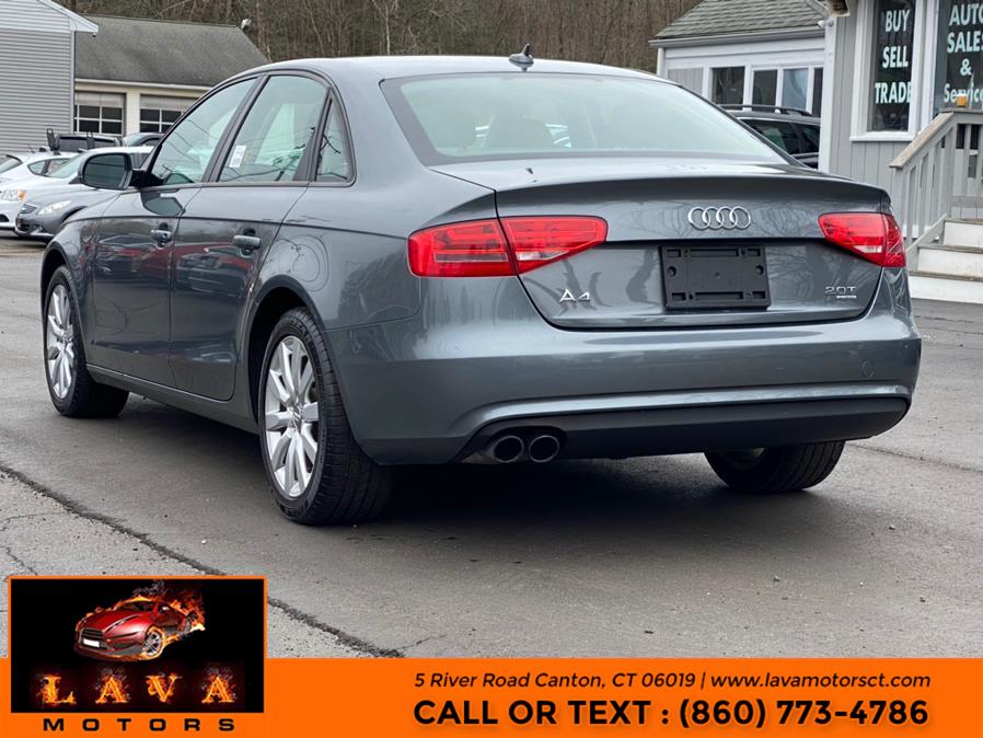 2014 Audi A4 4dr Sdn Auto quattro 2.0T Premium, available for sale in Canton, Connecticut | Lava Motors. Canton, Connecticut 2014 Audi A4 4dr Sdn Auto quattro 2.0T Premium, available for sale in Canton, Connecticut | Lava Motors. Canton, Connecticut