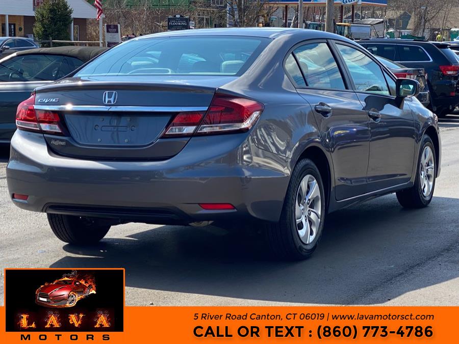 2014 Honda Civic Sedan 4dr CVT LX, available for sale in Canton, Connecticut | Lava Motors. Canton, Connecticut 2014 Honda Civic Sedan 4dr CVT LX, available for sale in Canton, Connecticut | Lava Motors. Canton, Connecticut