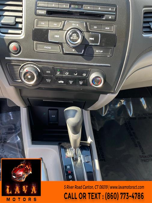 2014 Honda Civic Sedan 4dr CVT LX, available for sale in Canton, Connecticut | Lava Motors. Canton, Connecticut 2014 Honda Civic Sedan 4dr CVT LX, available for sale in Canton, Connecticut | Lava Motors. Canton, Connecticut
