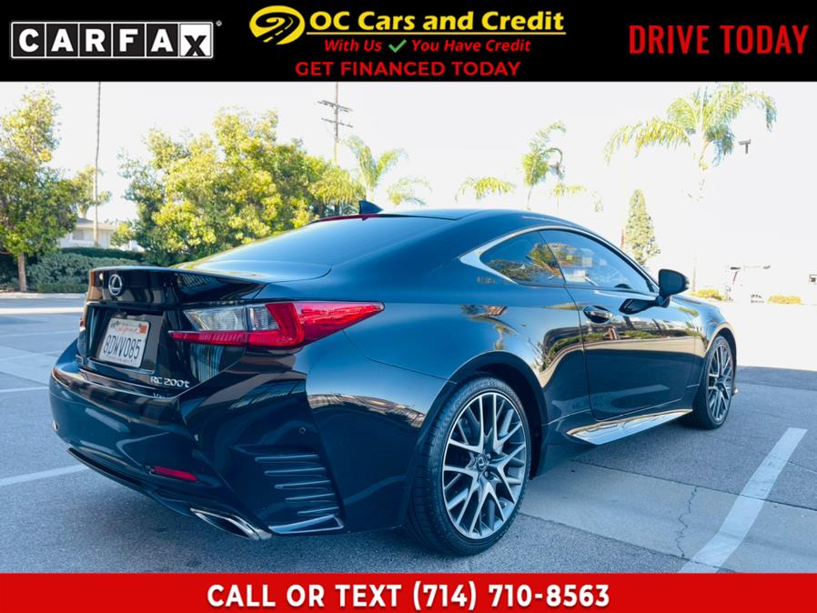 Used Lexus RC 200t 2dr Cpe 2016 | OC Cars and Credit. Garden Grove, California