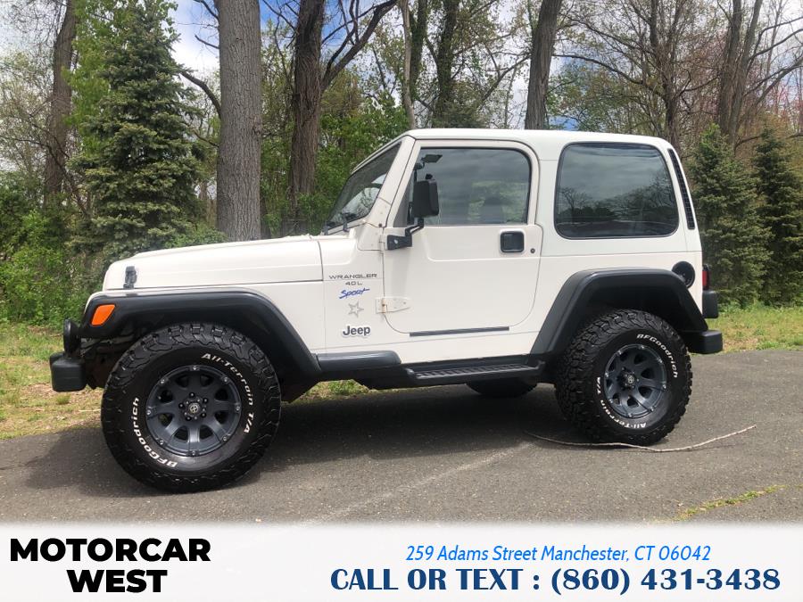 1998 Jeep Wrangler 2dr Sport, available for sale in Manchester, Connecticut | Motorcar West. Manchester, Connecticut 1998 Jeep Wrangler 2dr Sport, available for sale in Manchester, Connecticut | Motorcar West. Manchester, Connecticut