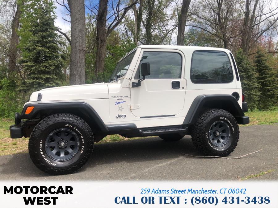 1998 Jeep Wrangler 2dr Sport, available for sale in Manchester, Connecticut | Motorcar West. Manchester, Connecticut 1998 Jeep Wrangler 2dr Sport, available for sale in Manchester, Connecticut | Motorcar West. Manchester, Connecticut