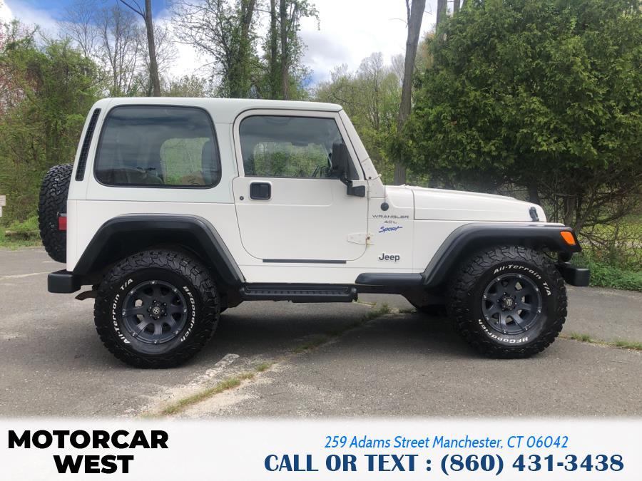 1998 Jeep Wrangler 2dr Sport, available for sale in Manchester, Connecticut | Motorcar West. Manchester, Connecticut 1998 Jeep Wrangler 2dr Sport, available for sale in Manchester, Connecticut | Motorcar West. Manchester, Connecticut