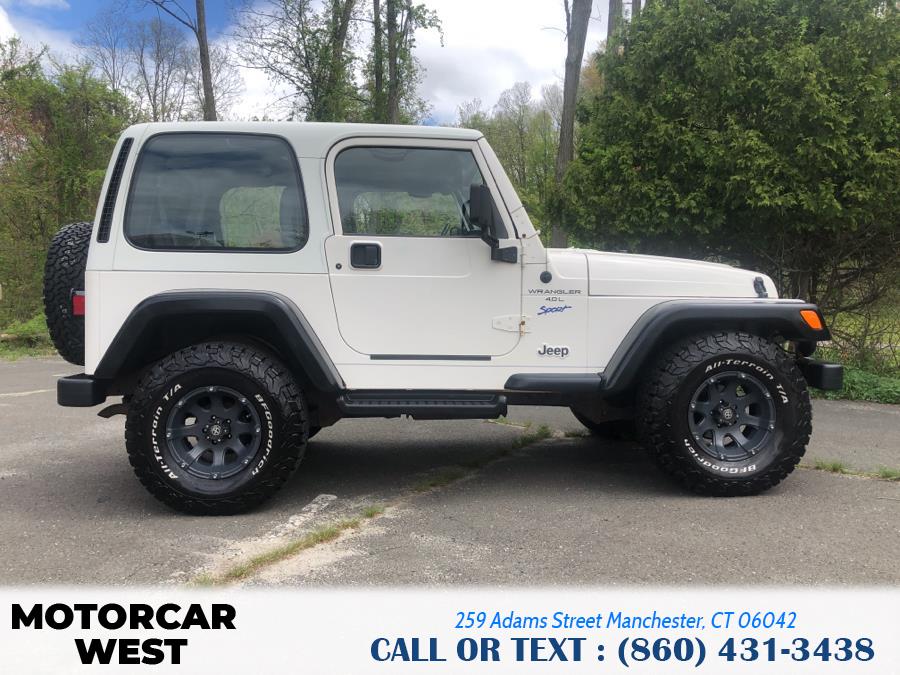 1998 Jeep Wrangler 2dr Sport, available for sale in Manchester, Connecticut | Motorcar West. Manchester, Connecticut 1998 Jeep Wrangler 2dr Sport, available for sale in Manchester, Connecticut | Motorcar West. Manchester, Connecticut