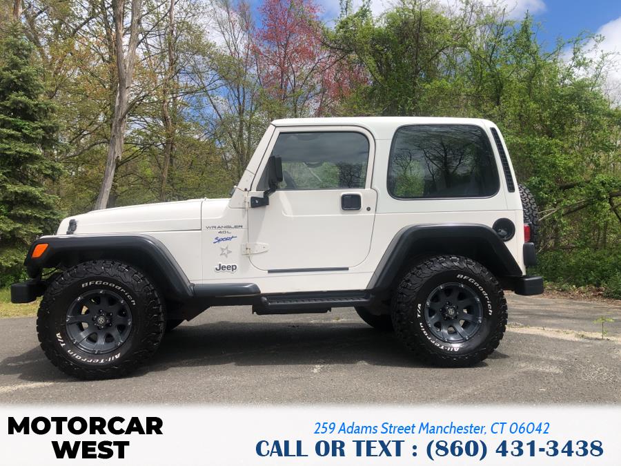 1998 Jeep Wrangler 2dr Sport, available for sale in Manchester, Connecticut | Motorcar West. Manchester, Connecticut 1998 Jeep Wrangler 2dr Sport, available for sale in Manchester, Connecticut | Motorcar West. Manchester, Connecticut
