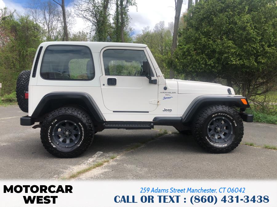 1998 Jeep Wrangler 2dr Sport, available for sale in Manchester, Connecticut | Motorcar West. Manchester, Connecticut 1998 Jeep Wrangler 2dr Sport, available for sale in Manchester, Connecticut | Motorcar West. Manchester, Connecticut