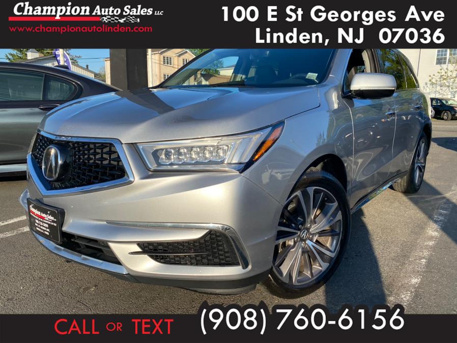 2019 Acura MDX SH-AWD w/Technology Pkg, available for sale in Linden, New Jersey | Champion Auto Sales. Linden, New Jersey