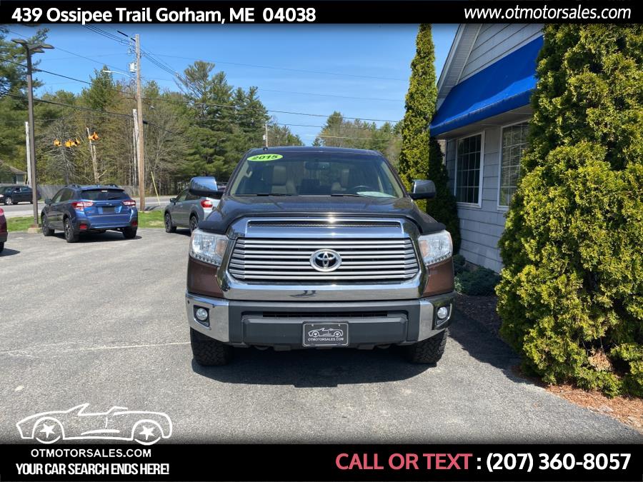 2015 Toyota Tundra 4WD Truck CrewMax LTD, available for sale in Gorham, Maine | Ossipee Trail Motor Sales. Gorham, Maine 2015 Toyota Tundra 4WD Truck CrewMax LTD, available for sale in Gorham, Maine | Ossipee Trail Motor Sales. Gorham, Maine