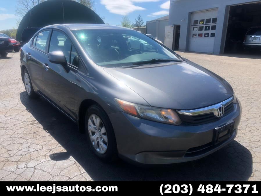 2012 Honda Civic Sdn 4dr Auto LX, available for sale in North Branford, Connecticut | LeeJ's Auto Sales & Service. North Branford, Connecticut