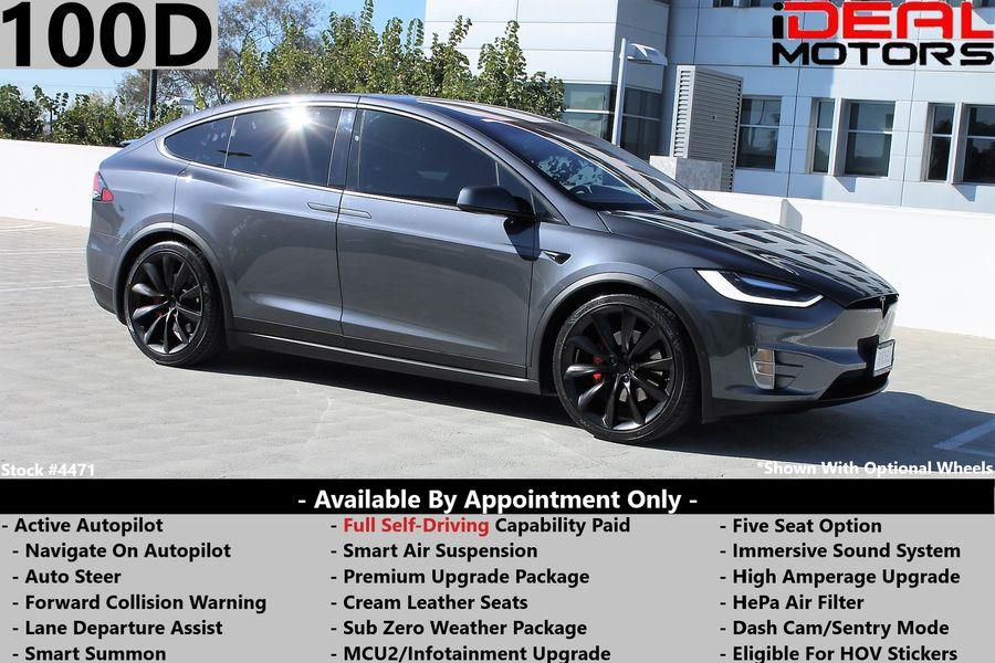 Used Tesla Model x 100D Sport Utility 4D 2018 | Ideal Motors. Costa Mesa, California