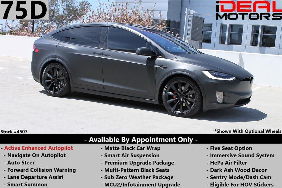 Used Tesla Model x 75D Sport Utility 4D 2018 | Ideal Motors. Costa Mesa, California