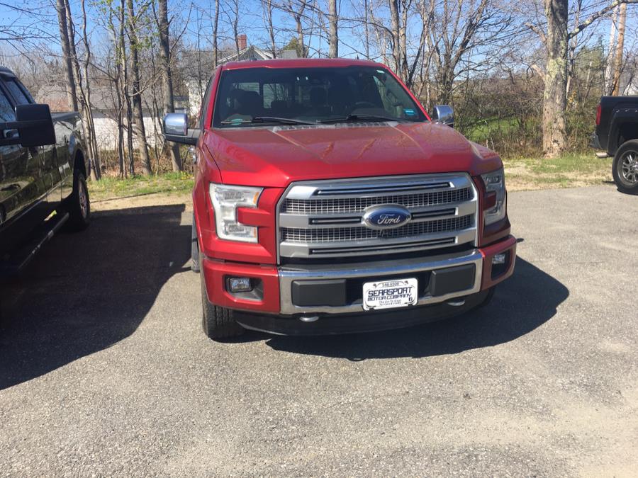 2015 Ford F-150 4WD SuperCrew 145" Platinum, available for sale in Searsport, Maine | Searsport Motor Company. Searsport, Maine 2015 Ford F-150 4WD SuperCrew 145" Platinum, available for sale in Searsport, Maine | Searsport Motor Company. Searsport, Maine