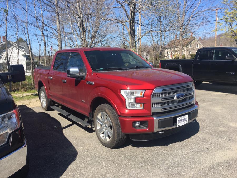 2015 Ford F-150 4WD SuperCrew 145" Platinum, available for sale in Searsport, Maine | Searsport Motor Company. Searsport, Maine 2015 Ford F-150 4WD SuperCrew 145" Platinum, available for sale in Searsport, Maine | Searsport Motor Company. Searsport, Maine