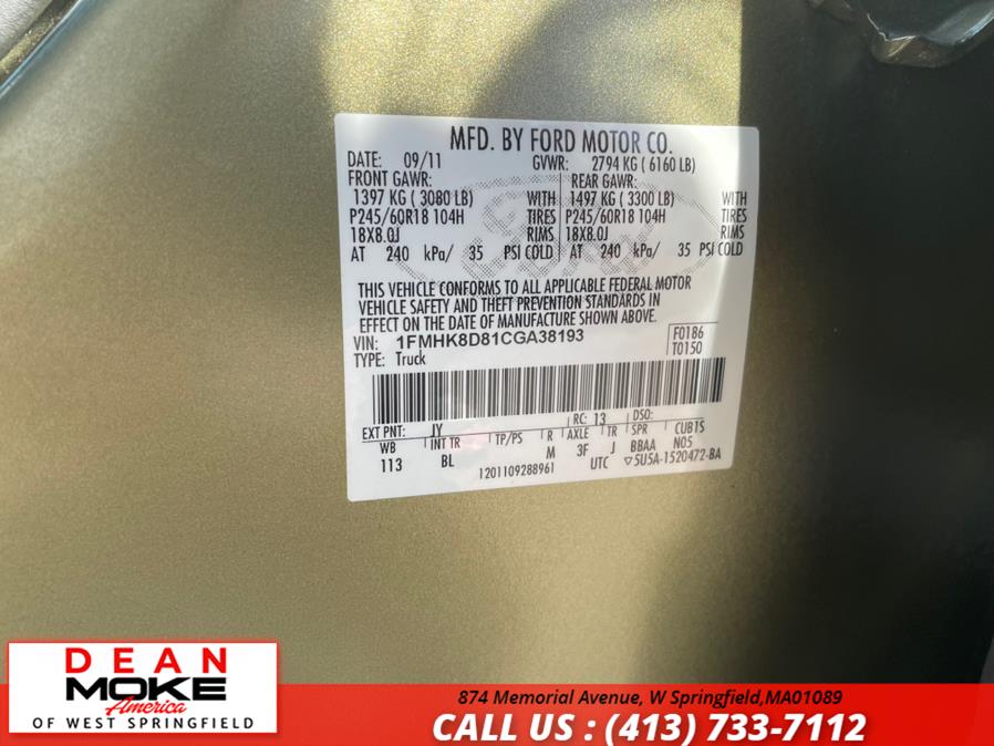 Used Ford Explorer 4WD 4dr XLT 2012 | Dean Moke America of West Springfield. W Springfield, Massachusetts Used Ford Explorer 4WD 4dr XLT 2012 | Dean Moke America of West Springfield. W Springfield, Massachusetts