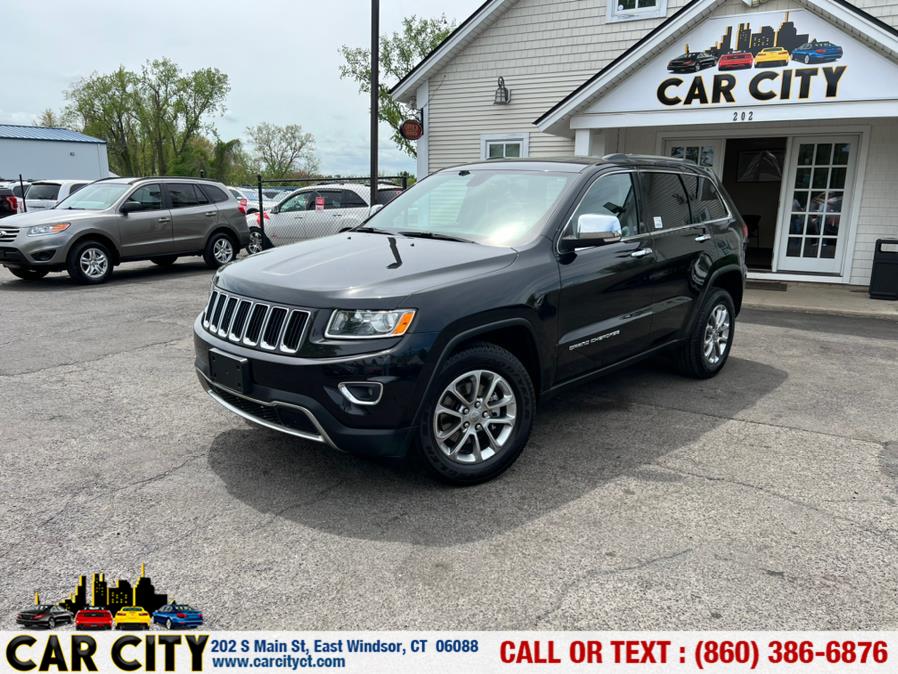 2015 Jeep Grand Cherokee 4WD 4dr Limited, available for sale in East Windsor, Connecticut | Car City LLC. East Windsor, Connecticut