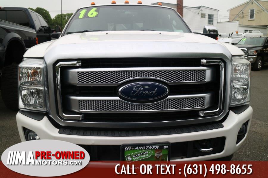 Used Ford Super Duty F-350 DRW platinum 6.7 diesel 4WD Crew Cab 172" Platinum 2016 | M & A Motors. Huntington Station, New York Used Ford Super Duty F-350 DRW platinum 6.7 diesel 4WD Crew Cab 172" Platinum 2016 | M & A Motors. Huntington Station, New York