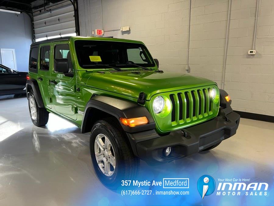 Used Jeep Wrangler Unlimited Sport S 4x4 2019 | Inman Motors Sales. Medford, Massachusetts Used Jeep Wrangler Unlimited Sport S 4x4 2019 | Inman Motors Sales. Medford, Massachusetts