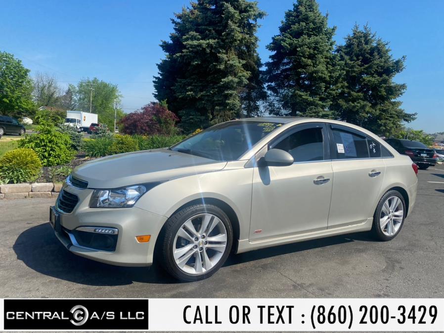 2015 Chevrolet Cruze 4dr Sdn LTZ, available for sale in East Windsor, Connecticut | Central A/S LLC. East Windsor, Connecticut 2015 Chevrolet Cruze 4dr Sdn LTZ, available for sale in East Windsor, Connecticut | Central A/S LLC. East Windsor, Connecticut
