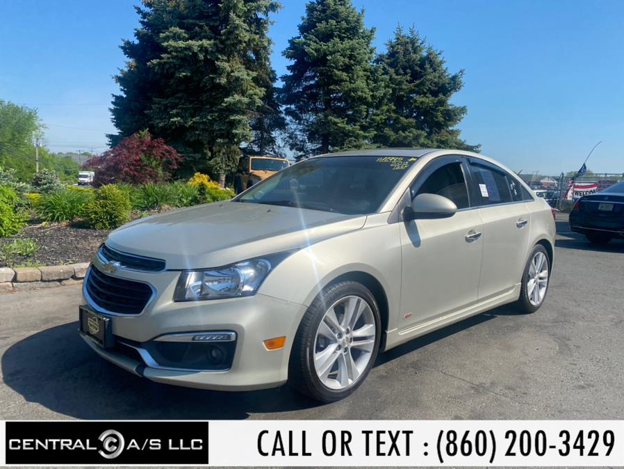 2015 Chevrolet Cruze 4dr Sdn LTZ, available for sale in East Windsor, Connecticut | Central A/S LLC. East Windsor, Connecticut 2015 Chevrolet Cruze 4dr Sdn LTZ, available for sale in East Windsor, Connecticut | Central A/S LLC. East Windsor, Connecticut