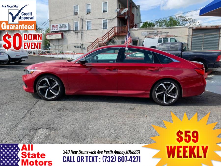 2021 Honda Accord Sedan Sport 1.5T CVT, available for sale in Perth Amboy, New Jersey | All State Motor Inc. Perth Amboy, New Jersey 2021 Honda Accord Sedan Sport 1.5T CVT, available for sale in Perth Amboy, New Jersey | All State Motor Inc. Perth Amboy, New Jersey