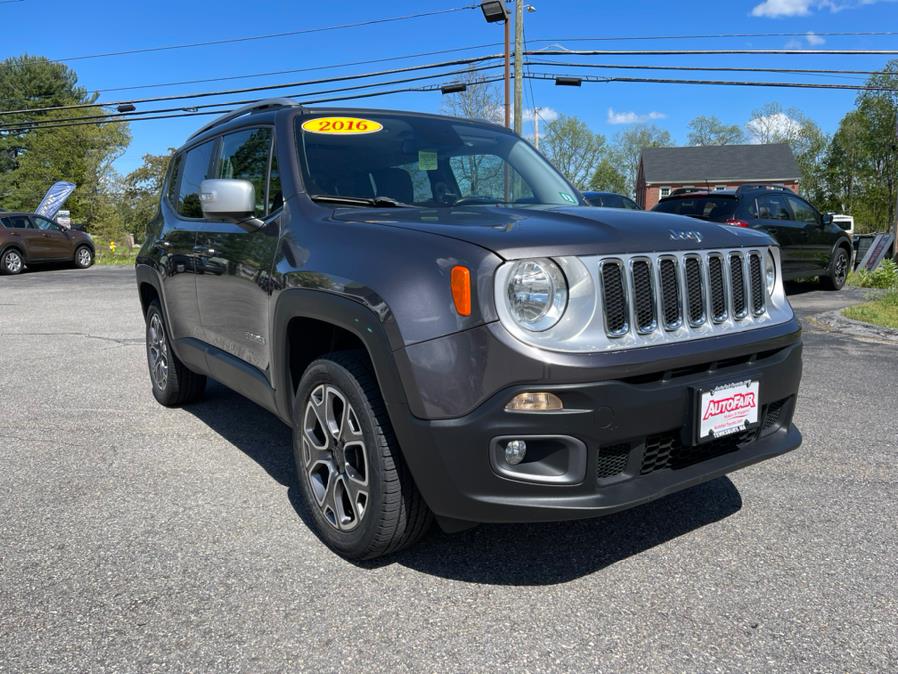 2016 Jeep Renegade 4WD 4dr Limited, available for sale in Merrimack, New Hampshire | Merrimack Autosport. Merrimack, New Hampshire 2016 Jeep Renegade 4WD 4dr Limited, available for sale in Merrimack, New Hampshire | Merrimack Autosport. Merrimack, New Hampshire