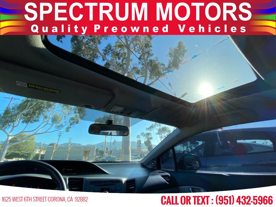 Used Honda Civic Cpe 2dr Auto EX 2012 | Spectrum Motors. Corona, California