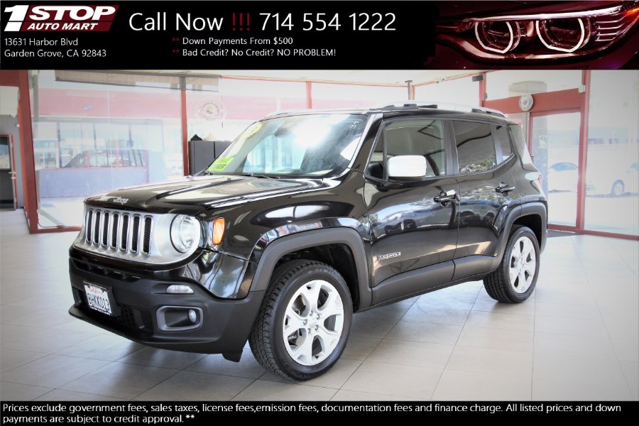 2015 Jeep Renegade 4WD 4dr Limited, available for sale in Garden Grove, California | 1 Stop Auto Mart Inc.. Garden Grove, California 2015 Jeep Renegade 4WD 4dr Limited, available for sale in Garden Grove, California | 1 Stop Auto Mart Inc.. Garden Grove, California