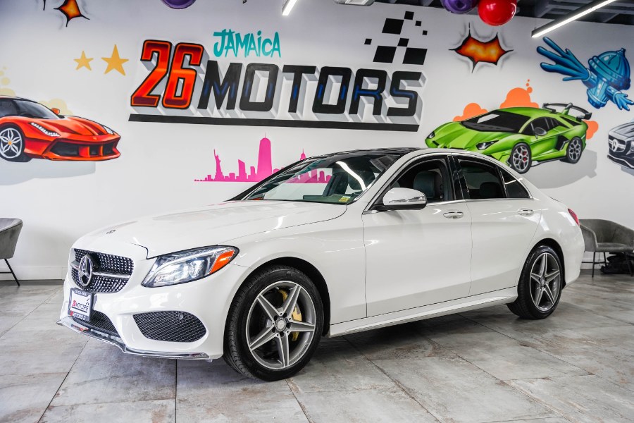 2015 Mercedes-Benz C-Class ///AMG Pkg 4dr Sdn C 400 4MATIC, available for sale in Hollis, NY