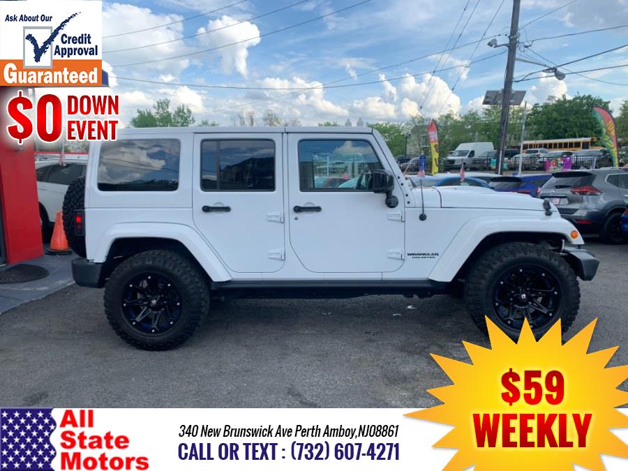 2015 Jeep Wrangler Unlimited 4WD 4dr Sahara, available for sale in Perth Amboy, New Jersey | All State Motor Inc. Perth Amboy, New Jersey 2015 Jeep Wrangler Unlimited 4WD 4dr Sahara, available for sale in Perth Amboy, New Jersey | All State Motor Inc. Perth Amboy, New Jersey
