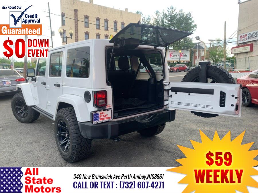 2015 Jeep Wrangler Unlimited 4WD 4dr Sahara, available for sale in Perth Amboy, New Jersey | All State Motor Inc. Perth Amboy, New Jersey 2015 Jeep Wrangler Unlimited 4WD 4dr Sahara, available for sale in Perth Amboy, New Jersey | All State Motor Inc. Perth Amboy, New Jersey