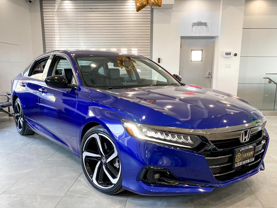 2021 Honda Accord Sedan Sport 1.5T CVT, available for sale in Franklin Square, New York | Luxury Motor Club. Franklin Square, New York 2021 Honda Accord Sedan Sport 1.5T CVT, available for sale in Franklin Square, New York | Luxury Motor Club. Franklin Square, New York