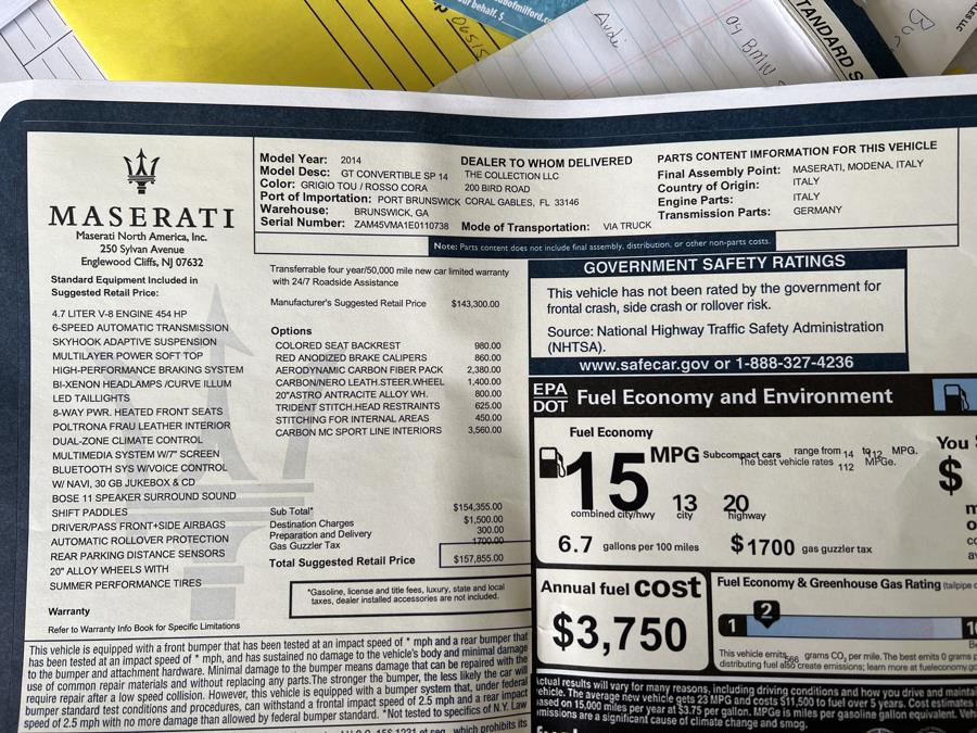 2014 Maserati GranTurismo Convertible 2dr Conv GranTurismo Sport, available for sale in Milford, Connecticut | Village Auto Sales. Milford, Connecticut 2014 Maserati GranTurismo Convertible 2dr Conv GranTurismo Sport, available for sale in Milford, Connecticut | Village Auto Sales. Milford, Connecticut