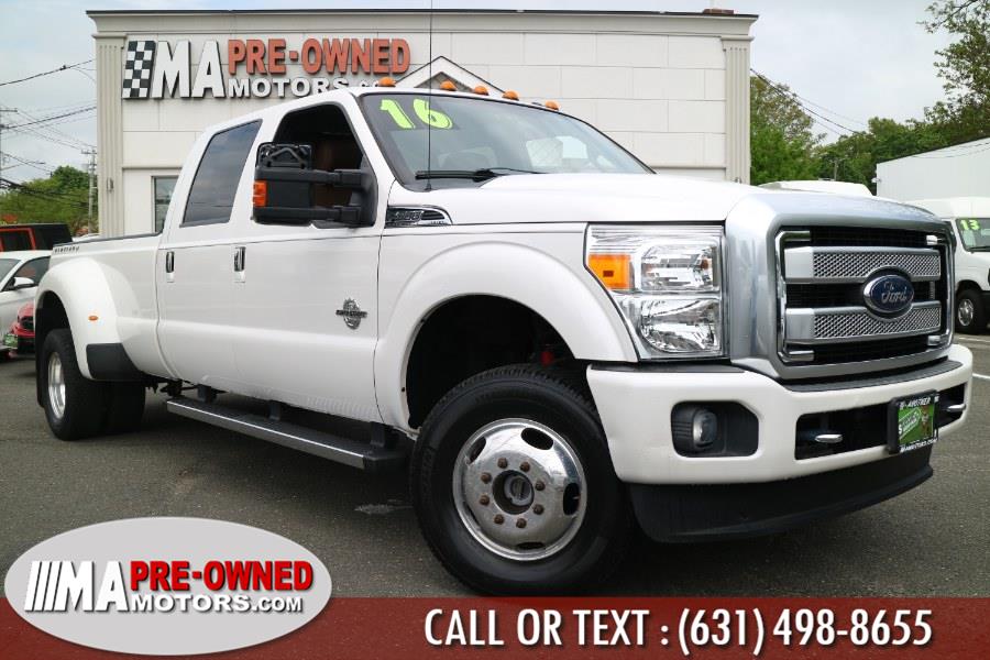 2016 Ford Super Duty F-350 DRW diesel platinum 4WD Crew Cab 172" Platinum, available for sale in Huntington Station, New York | M & A Motors. Huntington Station, New York