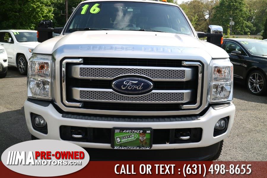 2016 Ford Super Duty F-350 DRW diesel platinum 4WD Crew Cab 172" Platinum, available for sale in Huntington Station, New York | M & A Motors. Huntington Station, New York 2016 Ford Super Duty F-350 DRW diesel platinum 4WD Crew Cab 172" Platinum, available for sale in Huntington Station, New York | M & A Motors. Huntington Station, New York