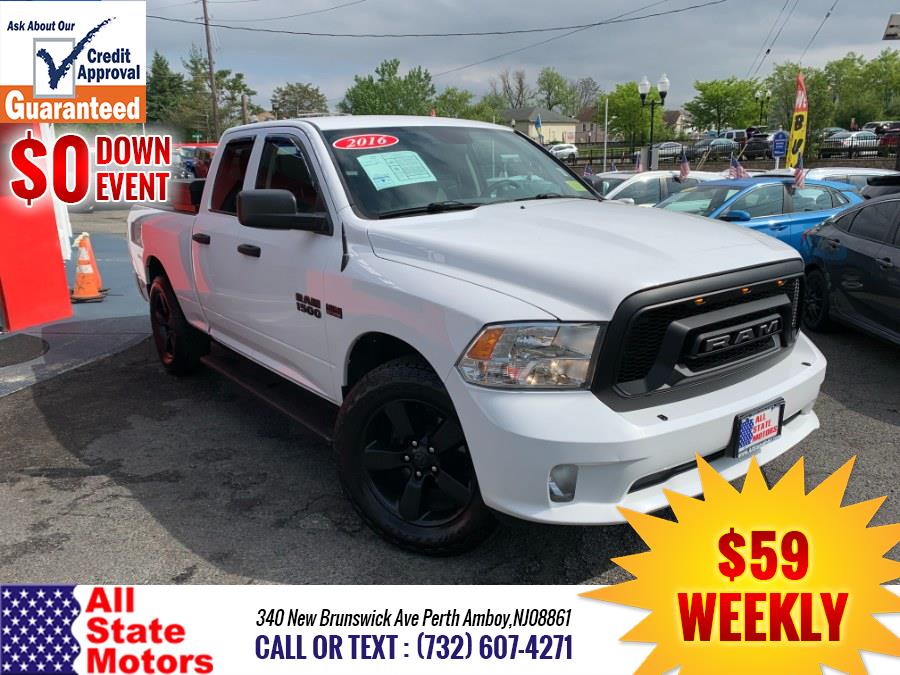 2016 Ram 1500 4WD Quad Cab 140.5" Express, available for sale in Perth Amboy, New Jersey | All State Motor Inc. Perth Amboy, New Jersey 2016 Ram 1500 4WD Quad Cab 140.5" Express, available for sale in Perth Amboy, New Jersey | All State Motor Inc. Perth Amboy, New Jersey